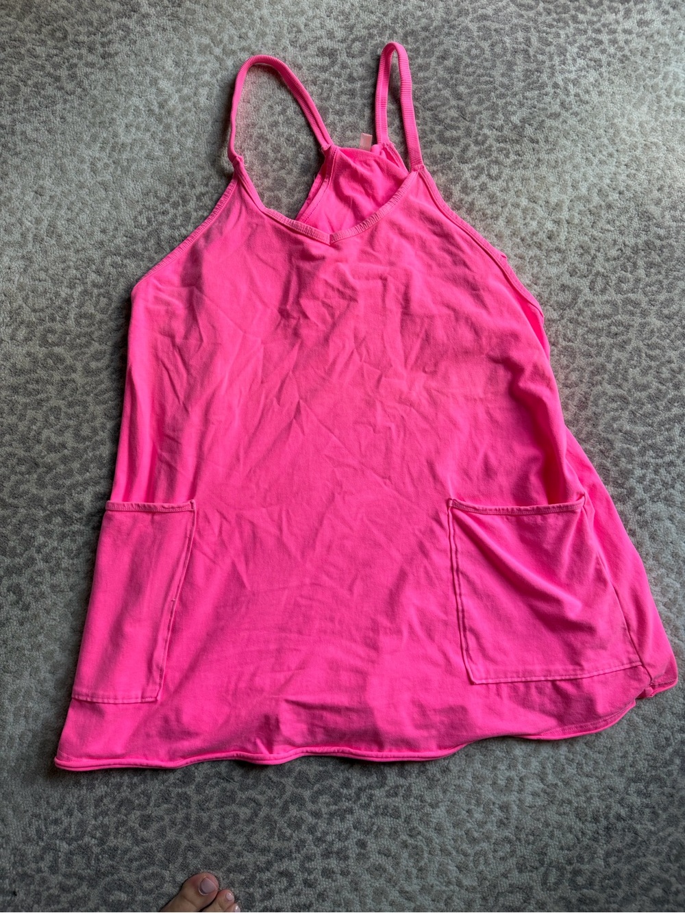 FREE PEOPLE Movement Hot shot mini pink dress Small